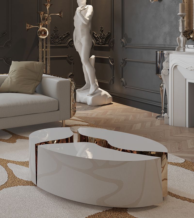 0-182 Овальный белый центральный стол Lapiaz Boca Do Lobo  - Вид №8
