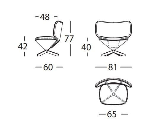 Тканевое кресло SANCAL ARCH-00139834 - Вид №2