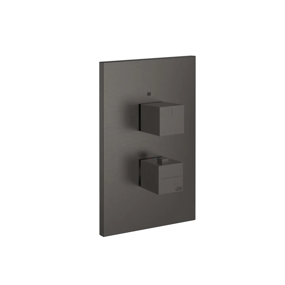 Смеситель для душа 20182 707 Gessi Rettangolo k ЧЕРНЫЙ МЕТАЛЛ BR. PVD 20182707
