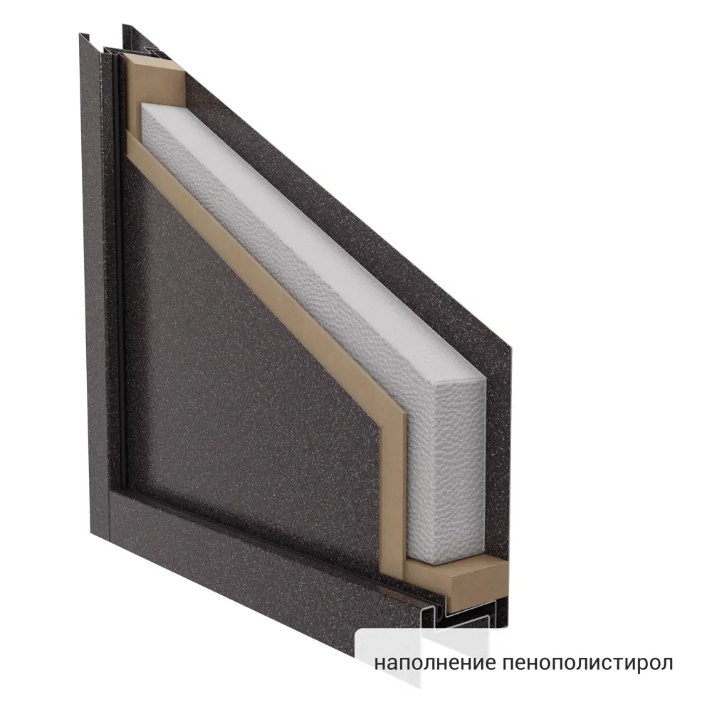 Дверь входная металлическая Стаф 860 мм правая цвет шоколад TOREX STLM-2067453 - Вид №11