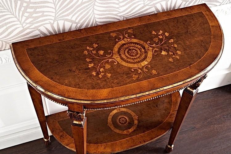 Arvestyle Консоль в форме полумесяца из массива дерева Vania Br-2218 - Вид №1