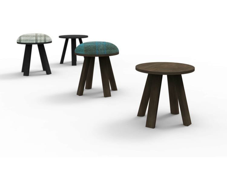 Деревянный низкий мягкий стул BuzziSpace BuzziMilk ARCH-00065698 - Вид №6