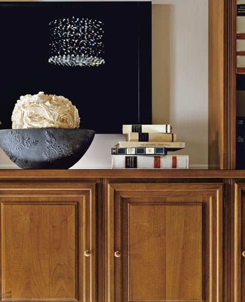 Изготовленная на заказ стена из грецкого ореха с подставкой для телевизора Martini Interiors Oliver's House ARCH-00071391 - Вид №3