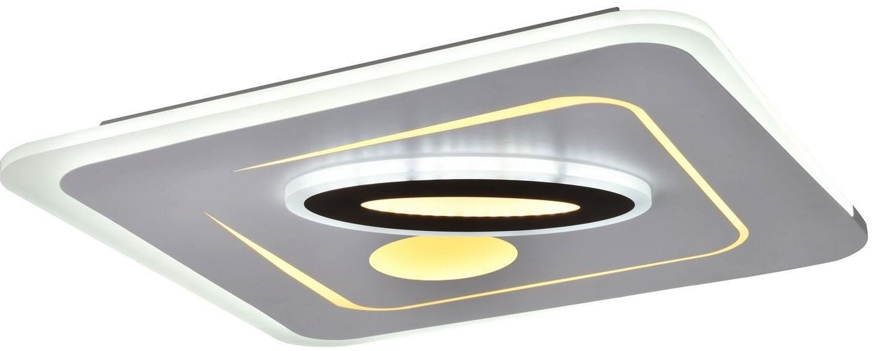 91084964 Светильник настенно-потолочный светодиодный H034 Led light 40 м² теплый белый свет цвет белый STLM-0476187 SELENA