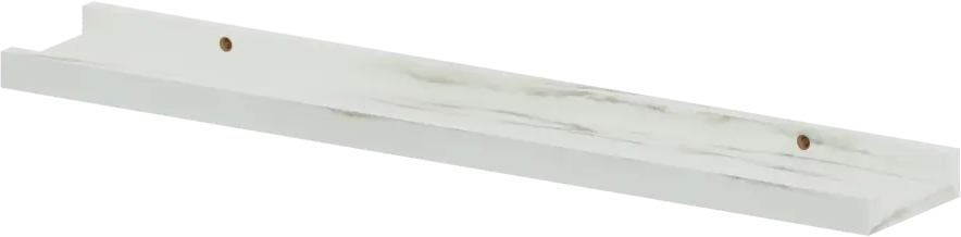 Настенная полка Spaceo White Marble для стильного интерьера 82877524