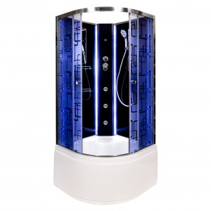 ЕМ1512 L с гидромассажем (гм.) Душевая кабина DETO Серия EM