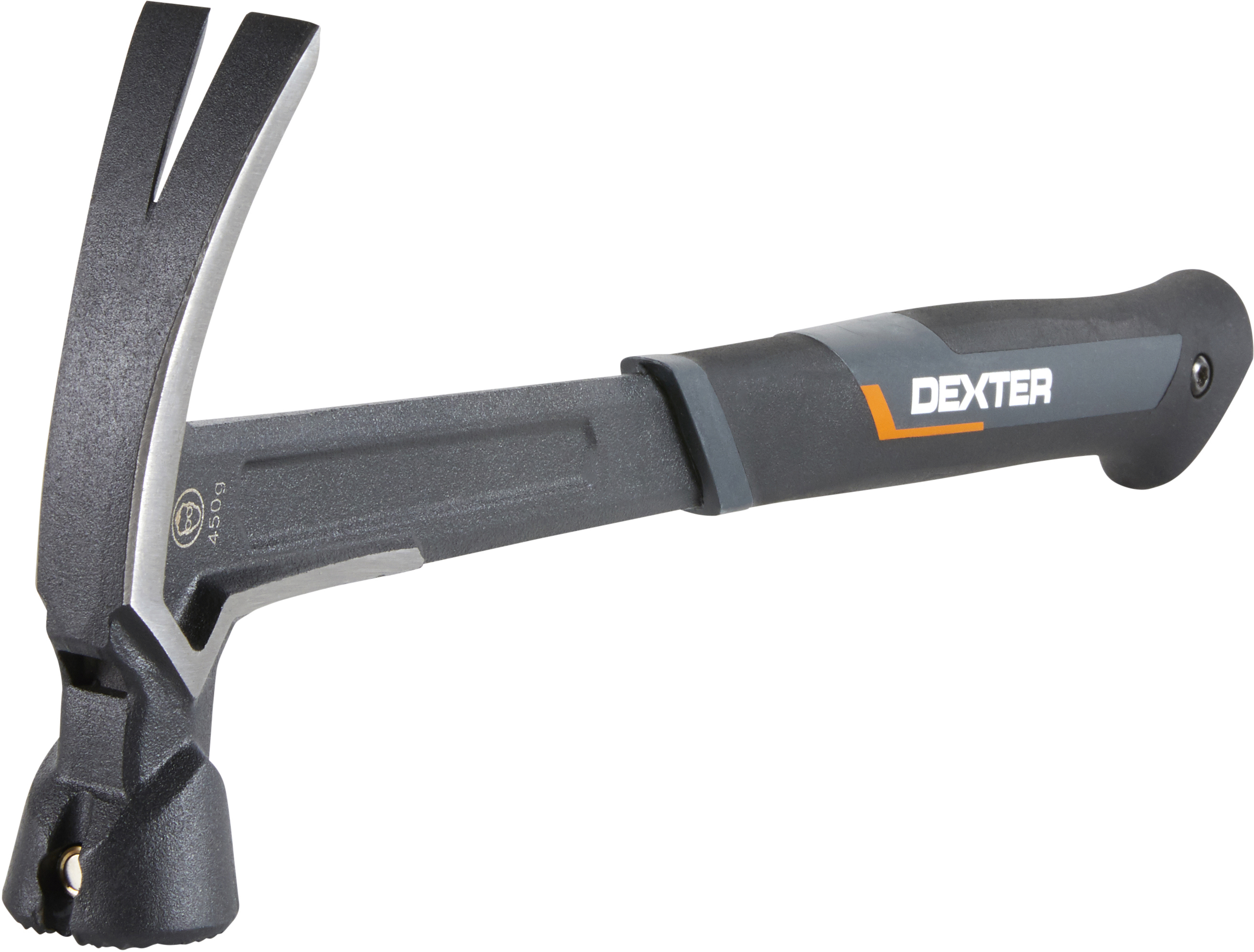 81968492 Молоток-гвоздодер 450 г фиберглассовая рукоятка STLM-0016042 DEXTER PRO