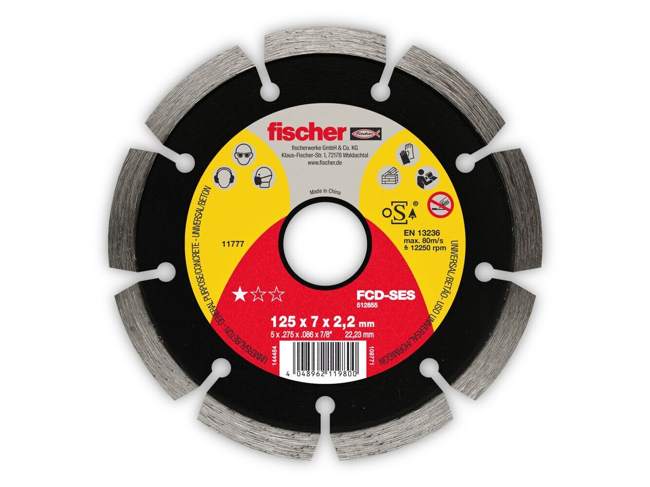 Алмазный отрезной диск FISCHER FCD-SES ARCH-00150042