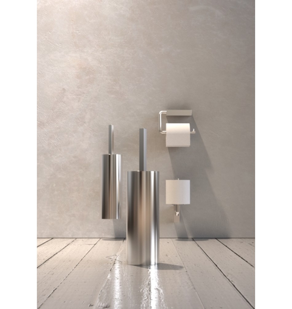 FROST Ершик для унитаза 4, настенный » матовый Нержавеющая сталь Матовый Q302336510  - Вид №5