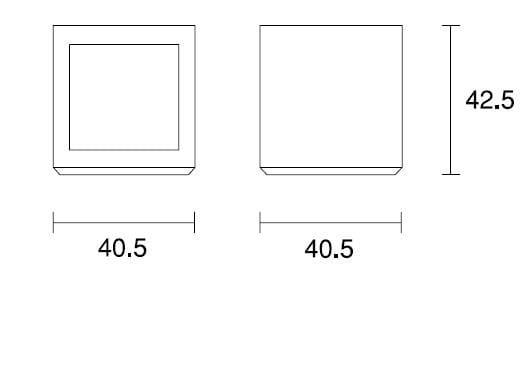 Квадратный пробковый журнальный столик SIT Outline ARCH-00077063 - Вид №9