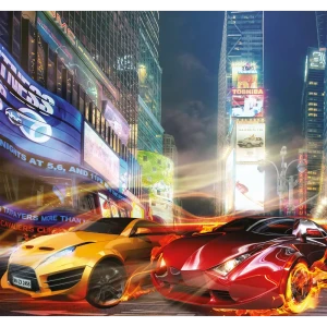 Фотообои 3D Flizart «Гонки в Токио», флизелиновые, 300x280 см 82363630 STLM-2209662