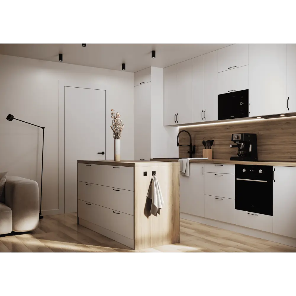 Фасад кухонный Сантьяго Delinia ID 29.7×102.1 см коричневый ЛДСП 82676488 STLM-0033780 - Вид №8