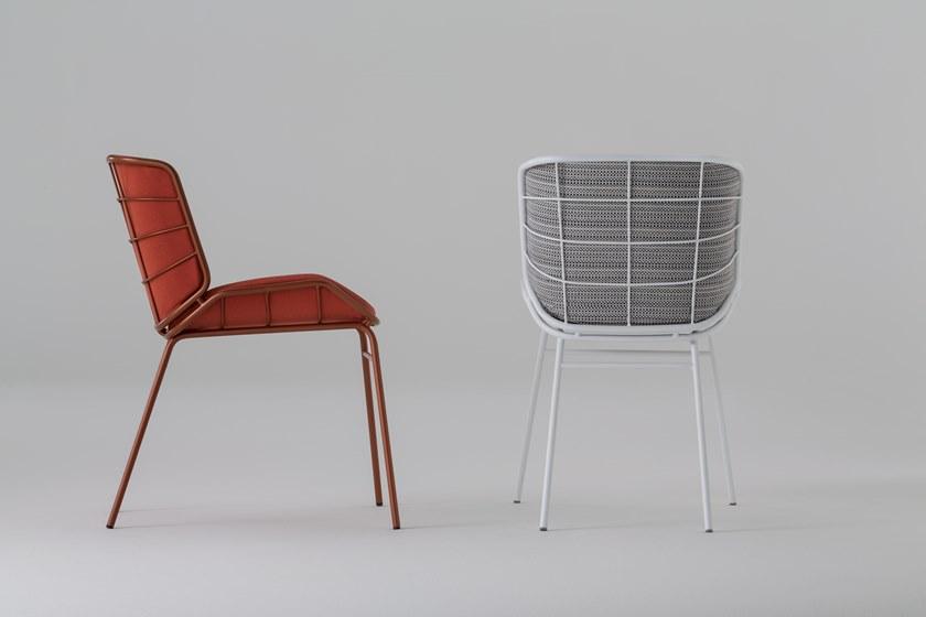 TrabA' Стул из мягкой ткани Skin 0082met skin,0084met - Вид №5