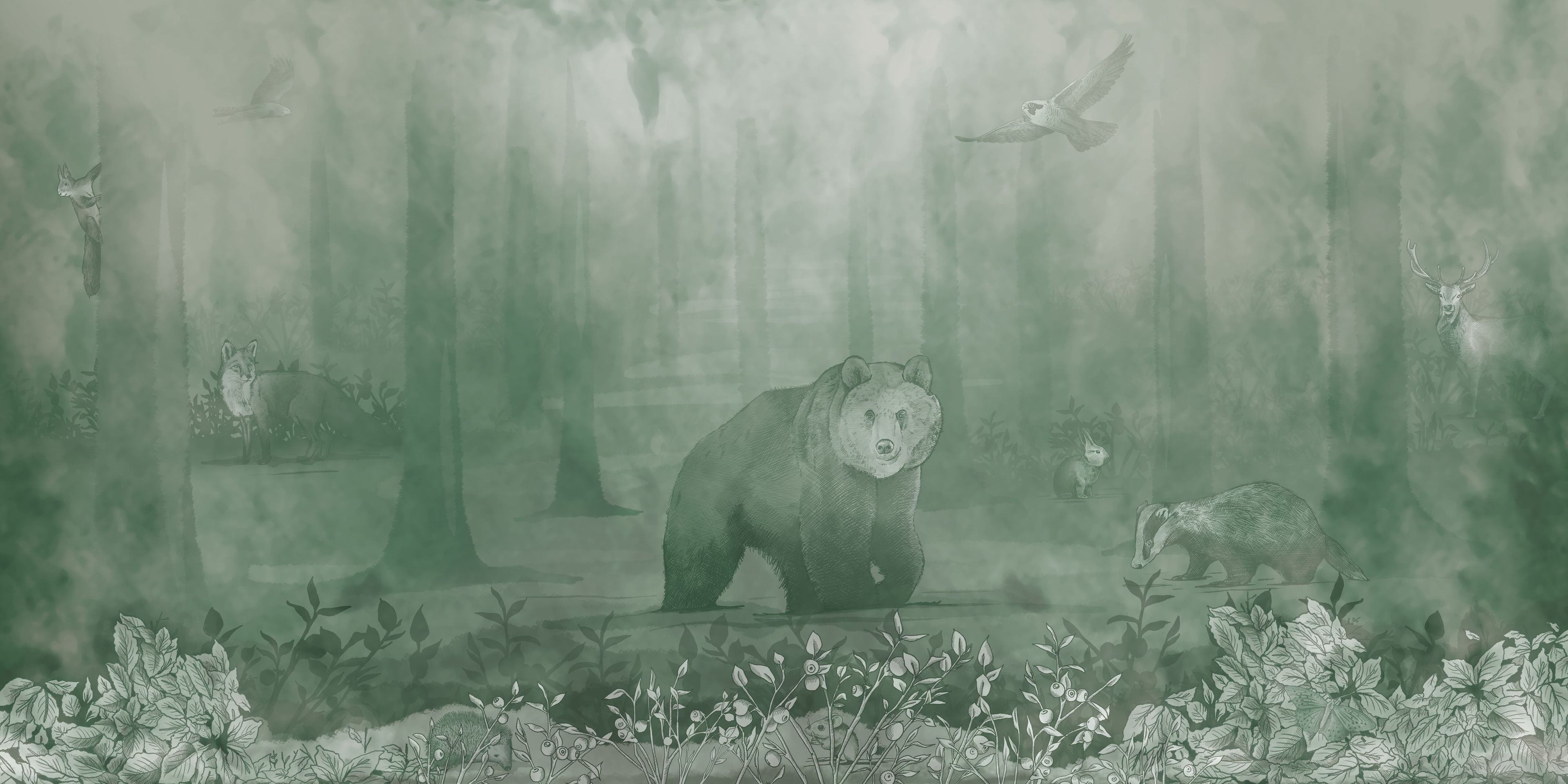 Детские обои с пейзажами Inkiostro Bianco Inkids ARCH-00140825 - Вид №4