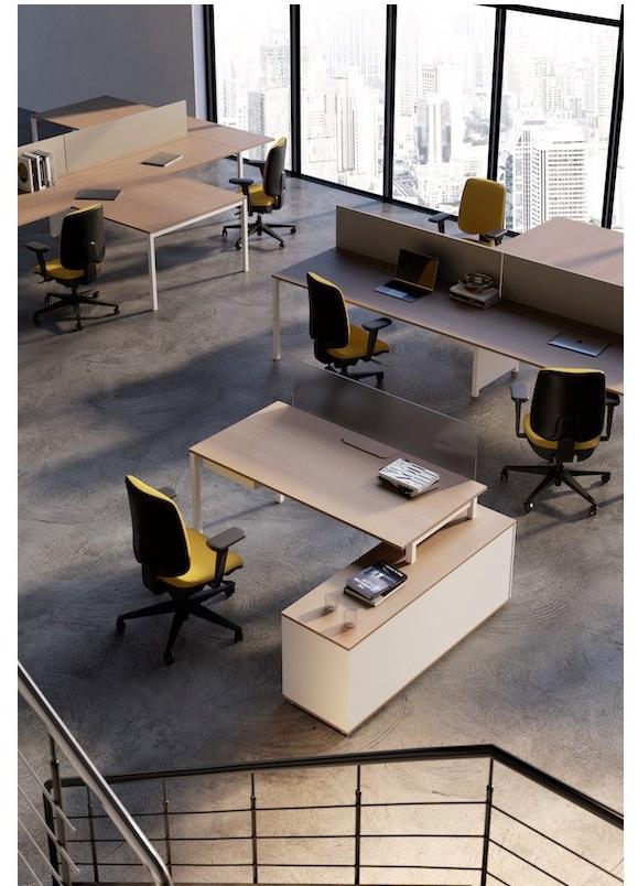 MASCAGNI Модульный прямоугольный рабочий стол Workstation 99qcat - Вид №3