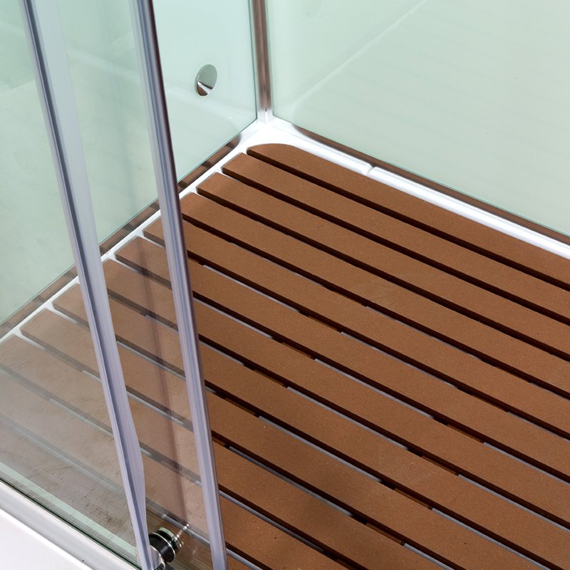 L 801 N с гидромассажем BLACK Душевая кабина DETO Серия L Z120 KERAVA с электрикой - Вид №1