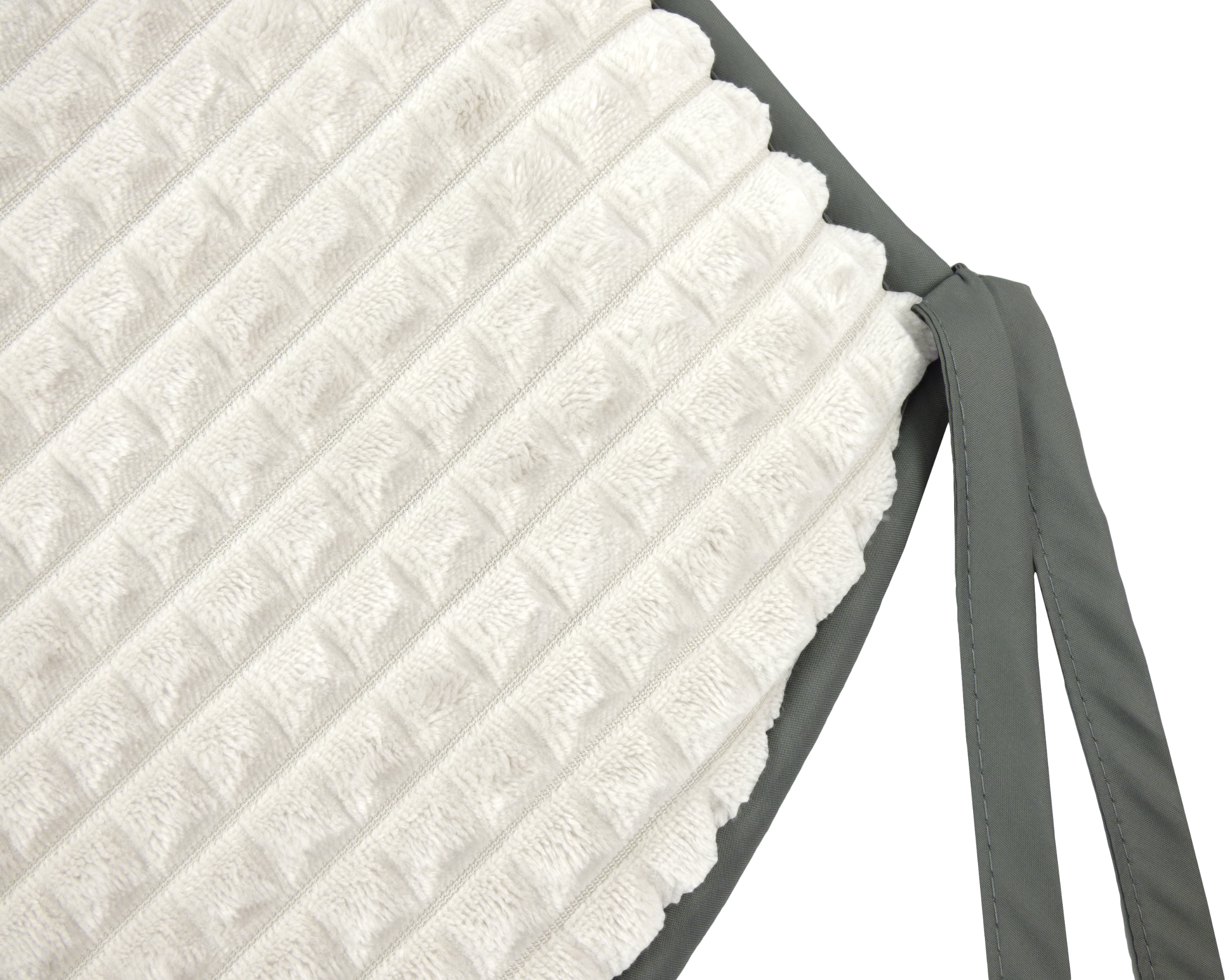 Santreyd Плюш - декоративная сидушка для стула бело-серого оттенка 82234010 STLM-0022493 - Вид №2