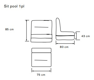 OGO Садовое кресло Pool sun-id-1481084 - Вид №5