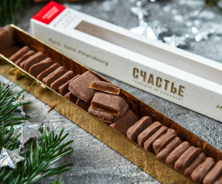 5656 Ириски сливочно-карамельные в молочном шоколаде Вкусляндия  - Вид №1