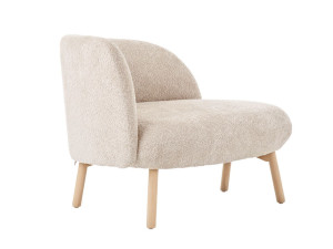 Мягкий шезлонг из ткани