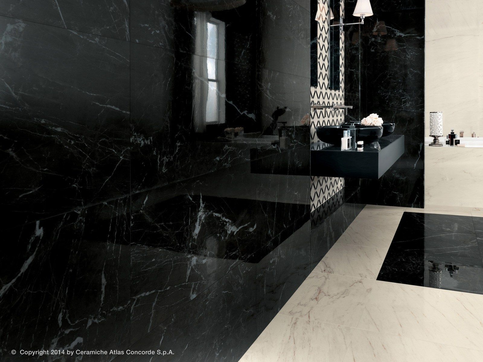 Белое керамическое покрытие с эффектом мрамора Atlas Concorde Marvel Pro ARCH-00130235 - Вид №1