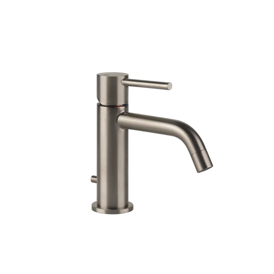 Смеситель для умывальника 18601 149 Gessi Via tortona МАТОВЫЙ НИКЕЛЬ FINOX 18601149