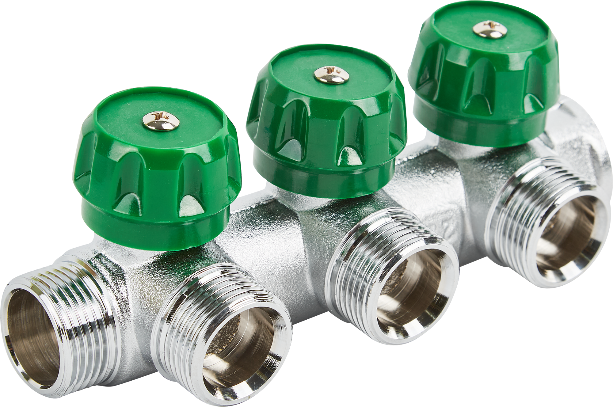 Коллектор регулирующий STOUT 3/4" на 3 отвода для систем отопления 84868375 STLM-0056530