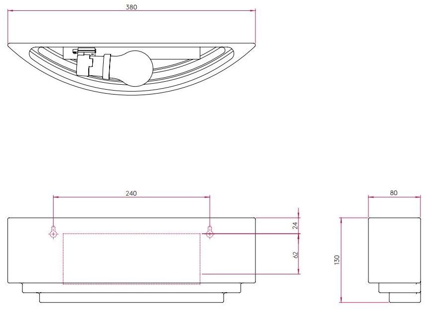 Astro Lighting Настенный керамический светильник отраженного света Amalfi 1079004 - Вид №2