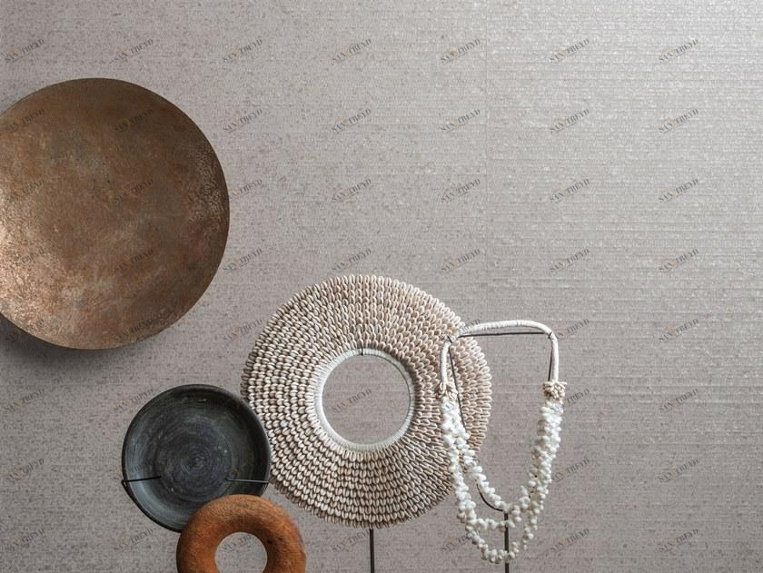 Omexco Узорчатые обои в ткани современного стиля Seraya sun-id-1469412