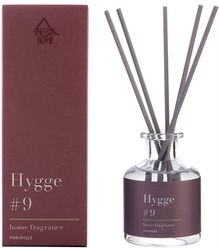 ARIDA HOME Диффузор Hygge №9 с ароматом лаванды для уютной атмосферы 89144896