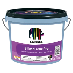 Краска фасадная Caparol Silicon Farbe Pro База 3 цвет прозрачный 2.35 л 88234361 STLM-2160858
