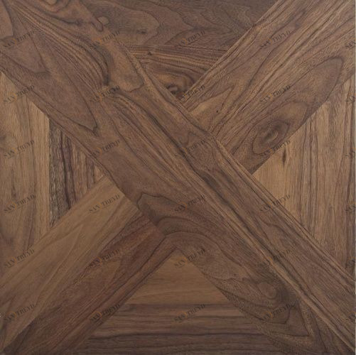 Модульный паркет Goodwin Art Американский W1 Коричневый Мербау Натур (Гладкая) 450х450 мм 26006000177