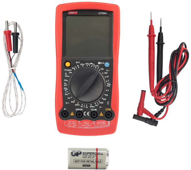 90449341 Мультиметр универсальный UT58A STLM-0226964 UNI-T