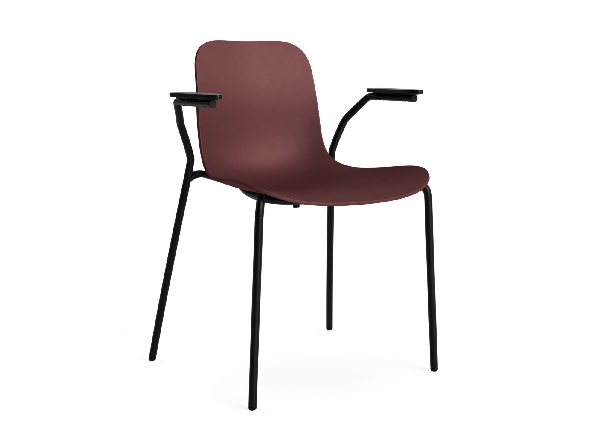 Пластиковый стул с подлокотниками NORR11 Langue ARCH-00132165 - Вид №1