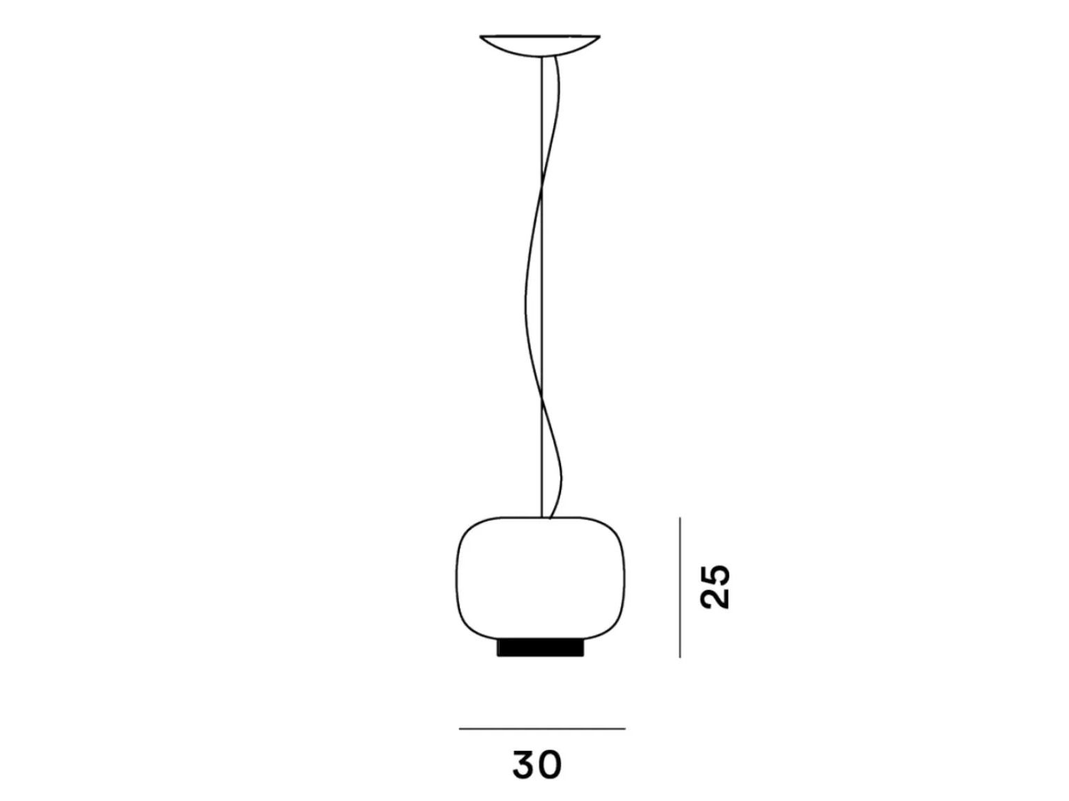 Выдувное стекло светодиодный подвесной светильник Foscarini Chouchin ARCH-00071025 - Вид №3