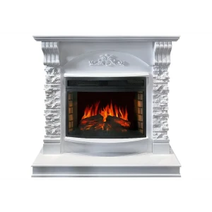 Каминокомплект Royal Flame Rague с очагом Dioramic 25 1.5 кВт цвет белый