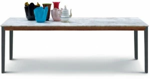 arflex Прямоугольный мраморный стол Hug