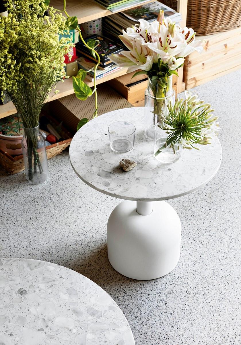 Miniforms Круглый журнальный столик из натурального камня Illo sun-id-1392746 - Вид №1