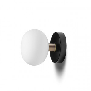 Miloox 1744.197M Настенный светильник с черным каркасом, элементом матовой меди MIKADO.