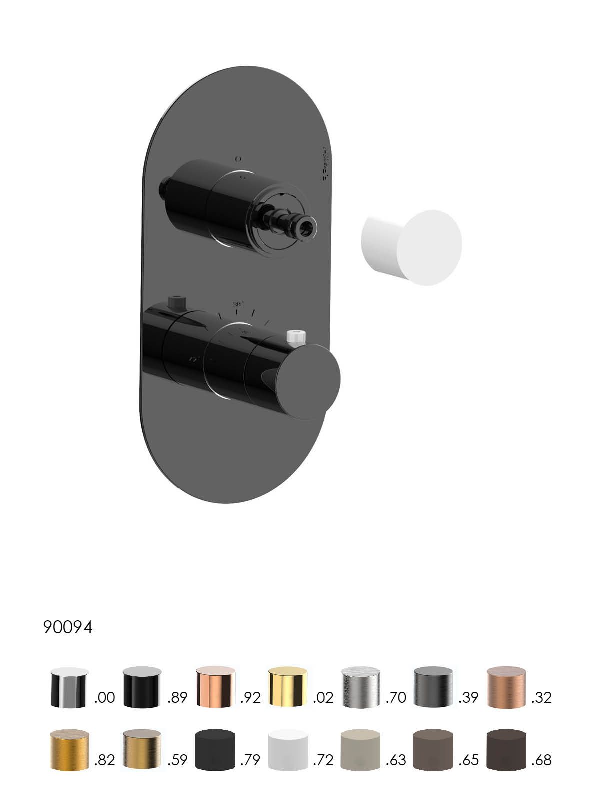 Термостатический встраиваемый смеситель для душа Rubinetterie Frattini душевые кабины ARCH-00034873 - Вид №20