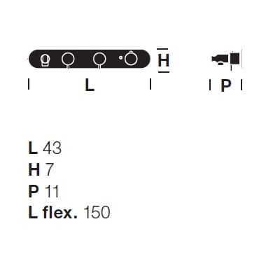 Смеситель для душа с ручным душем Rexa MAE ARCH-00078531 - Вид №2