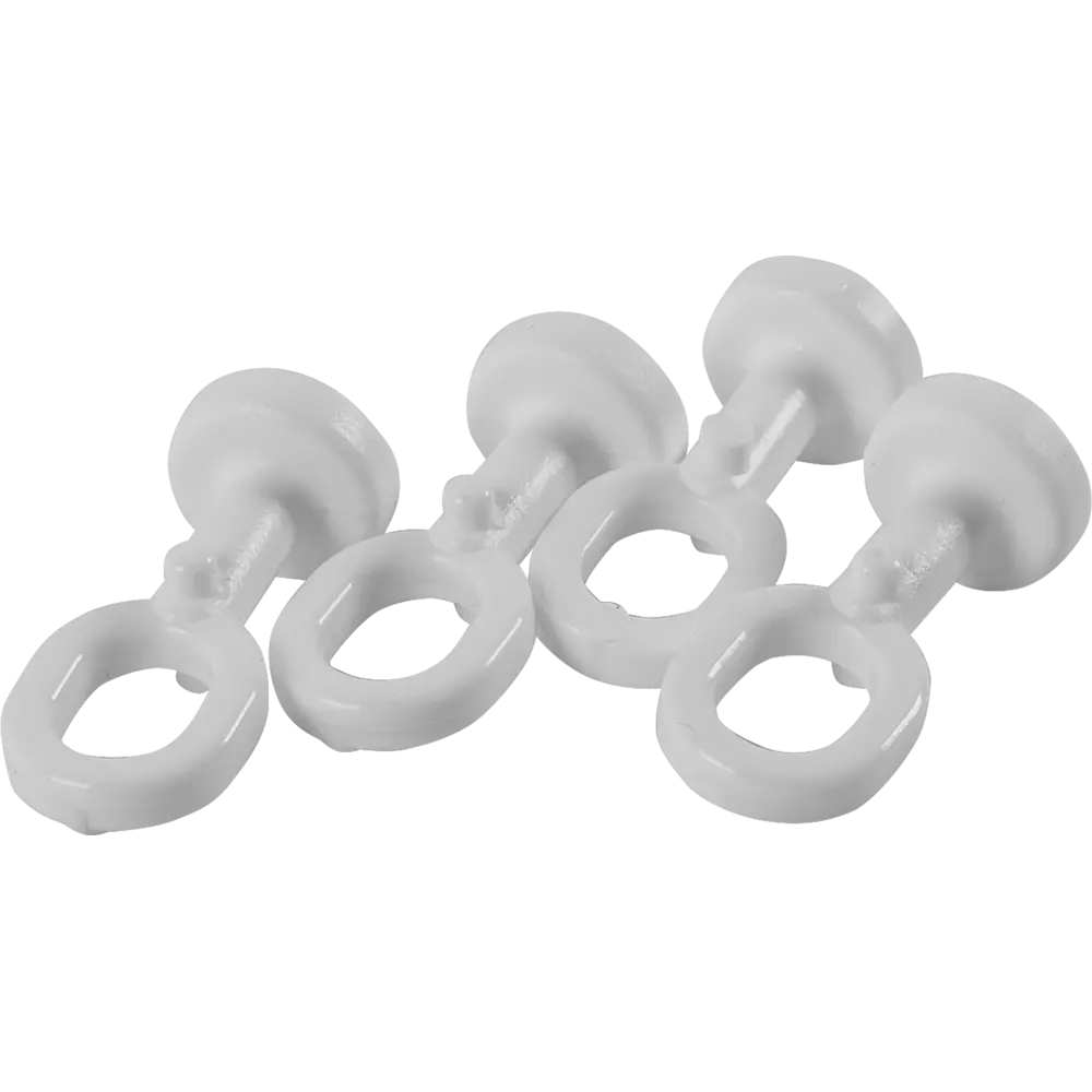 Бегунки-ролики для потолочной шины, пластик, цвет белый, 20 шт ORBIS STLM-2207442 - Вид №1