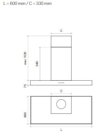 Ilve Настенный стальной кожух Pro line Agk60 Santreyd  - Вид №2