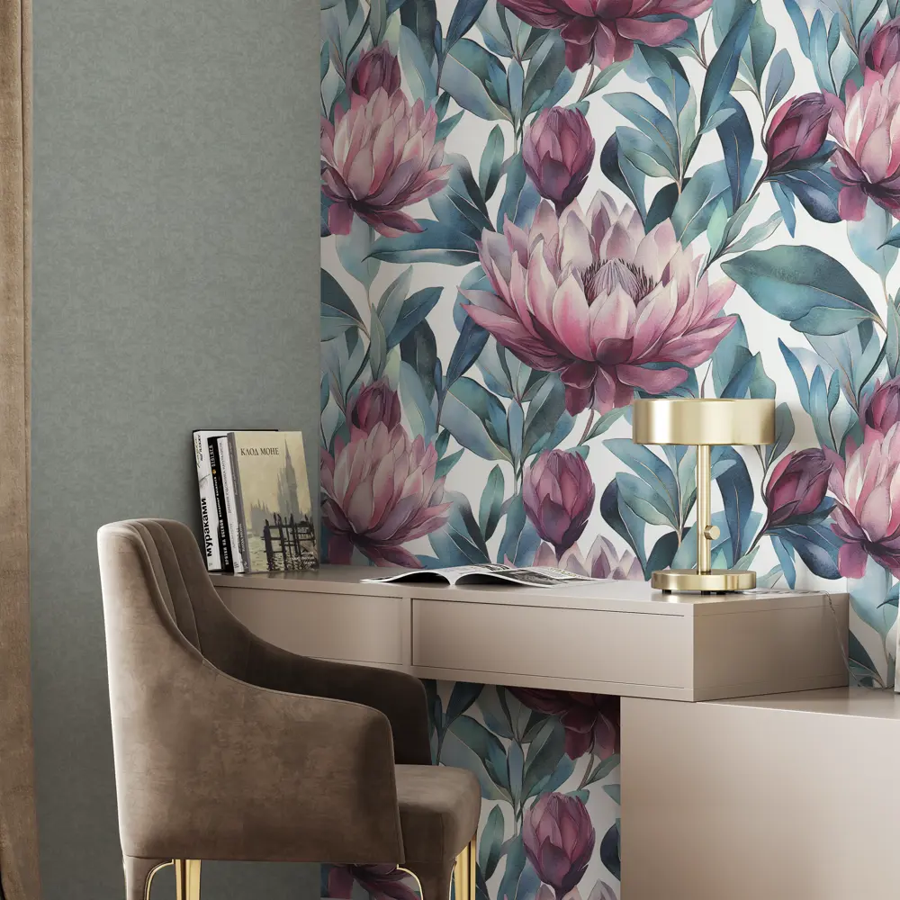 Обои флизелиновые Palitra Velvet 1 светло-зеленые 1.06 м PR72664-67 89461056 STLM-2076573 - Вид №4