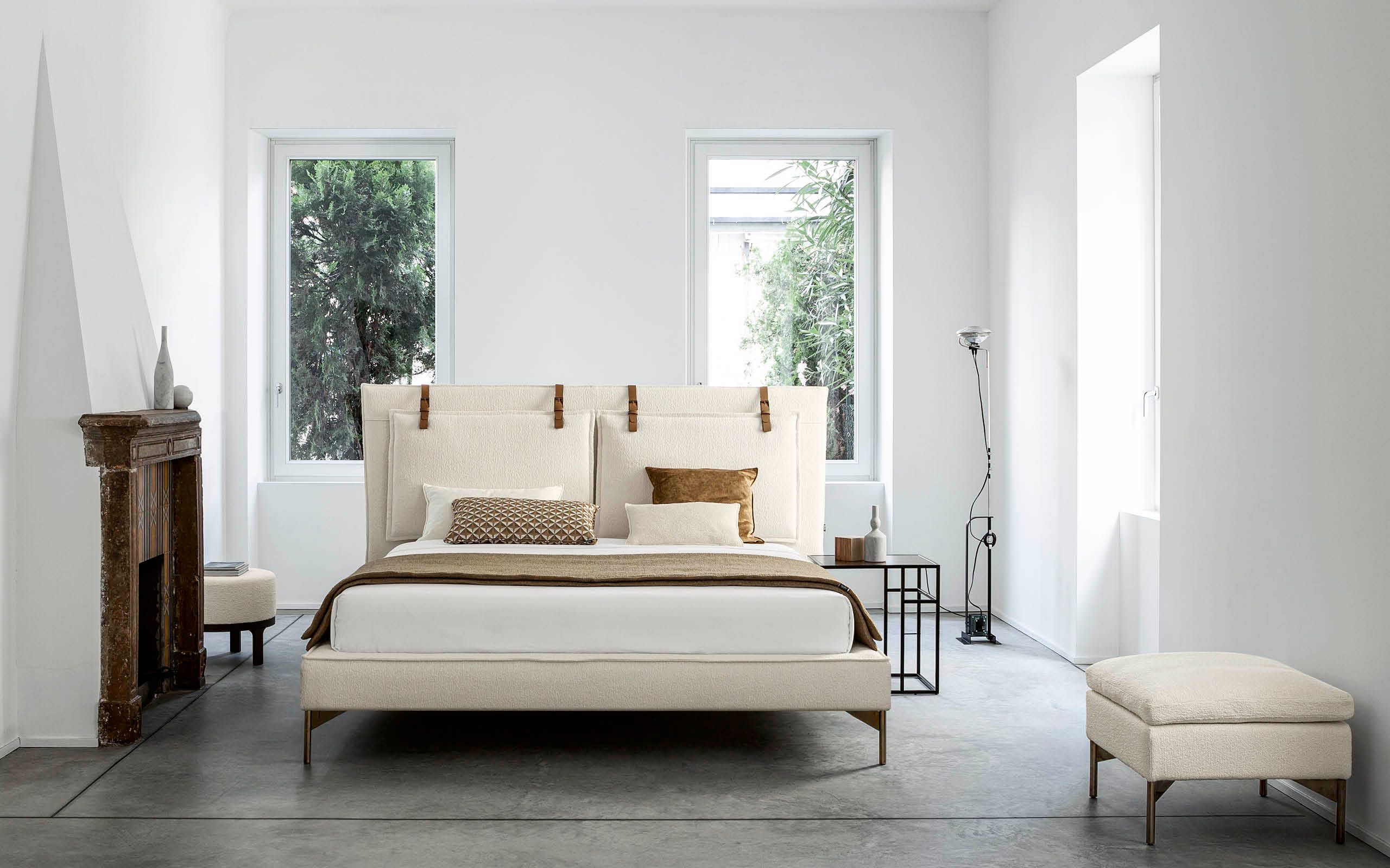 Кровать с высоким изголовьем Twils SP2802 ARCH-00078965 - Вид №7