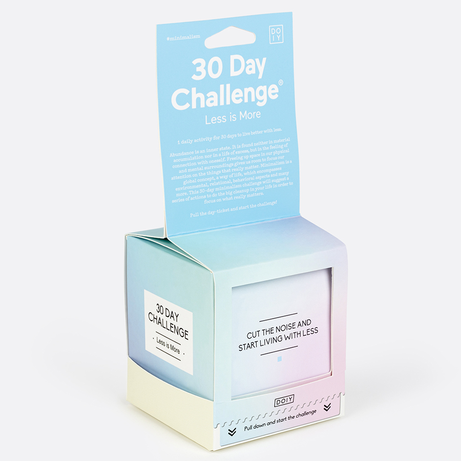 DYCHALLME Набор уроков минимализма на 30 дней less is more challenge Doiy  - Вид №4