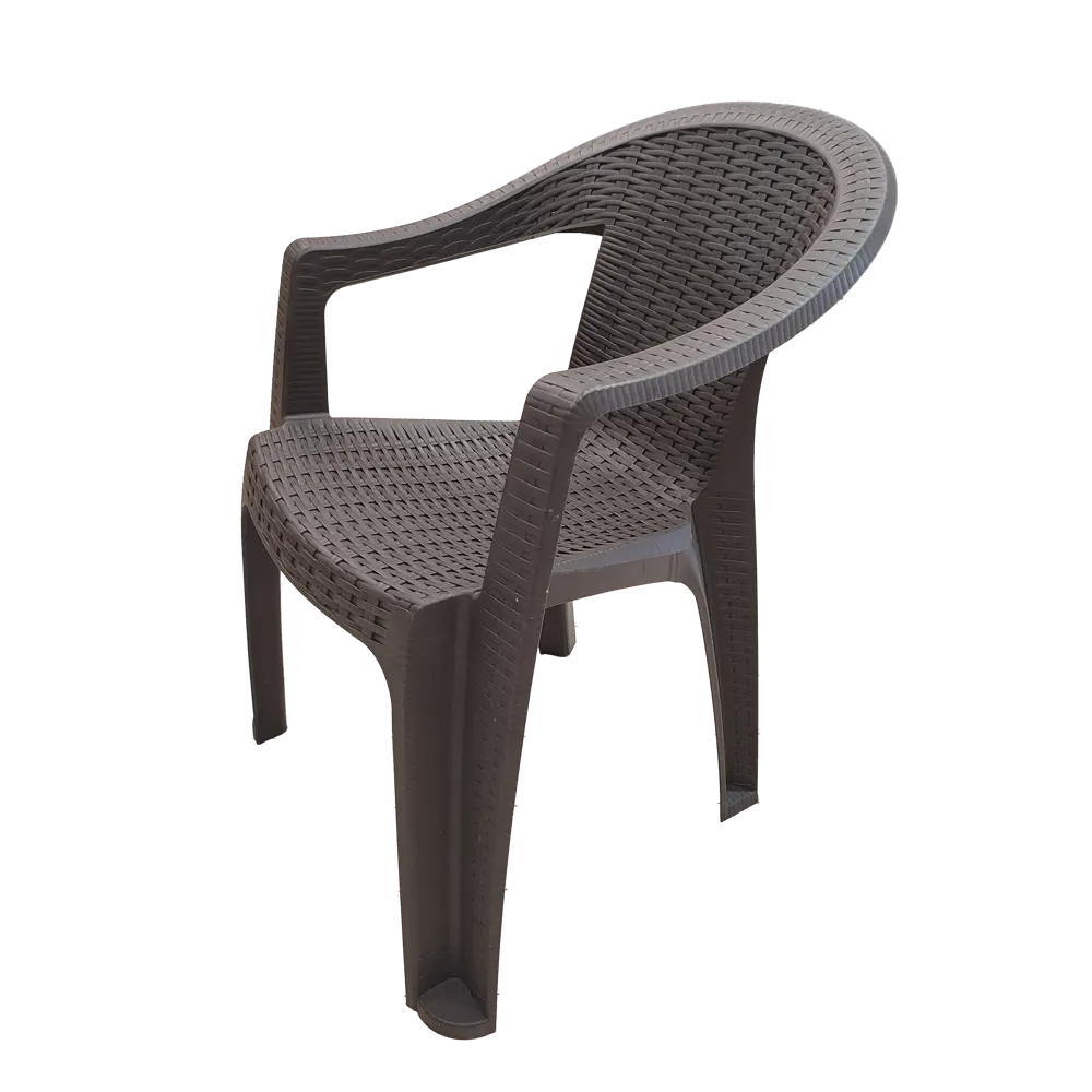 Кресло садовое Heniver Kiki 61x77x57 см пластик шоколадный Кресло kiki шоколад STLM-2053556 - Вид №1