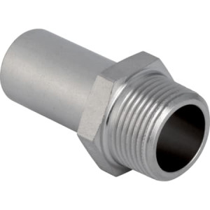 31937 Переходник Geberit Mapress из нержавеющей стали, с наружной резьбой и гладким концевиком Geberit