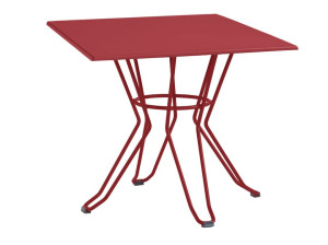 Стальной квадратный садовый стол