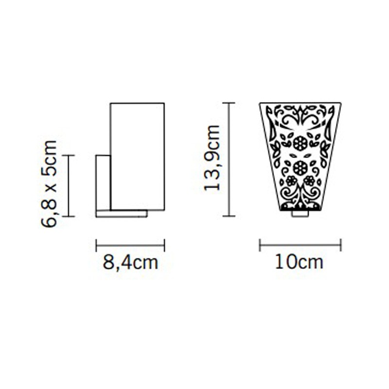 Fabbian Vicky D69D01 00 настенный 67562 - Вид №3